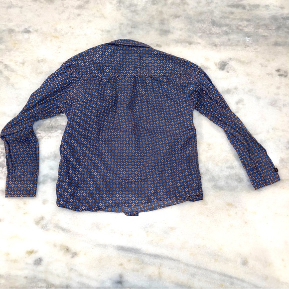 Cinch Square Pattern Button Up 4T - Picture 2 of 4
